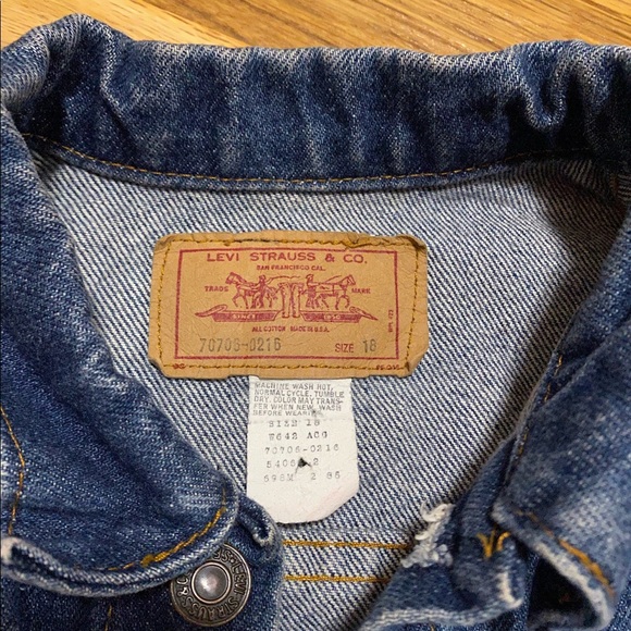 💥SOLD💥 Vintage Levi’s Denim Trucker David Bowie Jacket - Picture 6 of 11